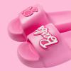 imageMINISO Barbie Collection Bath Slippers  Kids House Shoes Girls Bathroom Slippers Pink Barbie Home FootwearPink