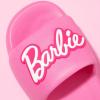 imageMINISO Barbie Collection Bath Slippers  Kids House Shoes Girls Bathroom Slippers Pink Barbie Home FootwearPink