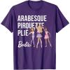 imageBarbie  Barbie Ballet Arabesque Pirouette Pli TShirtPurple