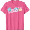 imageBarbie  Logo Dreamhouse Colors TShirtPink Heather