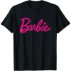 imageBarbie Current Script Logo TShirtBlack