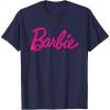 imageBarbie Current Script Logo TShirtNavy Blue