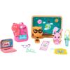 imageBarbie My First Barbie Accessories Story Starter School Pack with Chalkboard ampamp Classroom Pets Sized to Dolls in 135inch ScaleDog  Cat Starter Pack