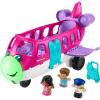 imageFisherPrice Little People Barbie Toddler Toy Little Dream Plane with Lights Music ampamp Figures for Pretend Play Ages 18 Months