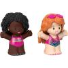 imageFisherPrice Little People Toddler Toys Barbie Swimming Figure Set with 2 Characters for Preschool Pretend Play Kids Ages 18 Months2 Piece Assortment