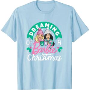 imageBarbie  Dreaming of a Barbie Christmas TShirtBaby Blue