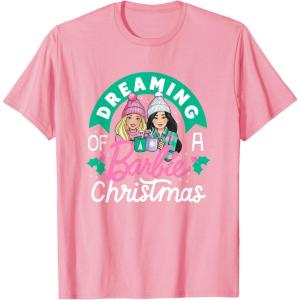 imageBarbie  Dreaming of a Barbie Christmas TShirtPink