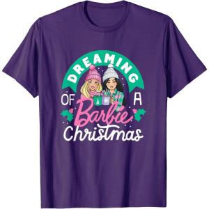 imageBarbie  Dreaming of a Barbie Christmas TShirtPurple