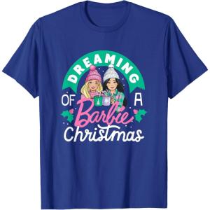 imageBarbie  Dreaming of a Barbie Christmas TShirtRoyal Blue