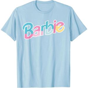 imageBarbie  Logo Dreamhouse Colors TShirtBaby Blue