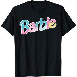 imageBarbie  Logo Dreamhouse Colors TShirtBlack