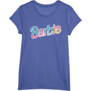 imageBarbie  Logo Dreamhouse Colors TShirtBright Blue Heather