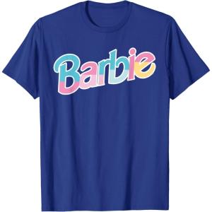 imageBarbie  Logo Dreamhouse Colors TShirtRoyal Blue