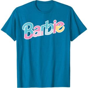 imageBarbie  Logo Dreamhouse Colors TShirtSapphire Blue