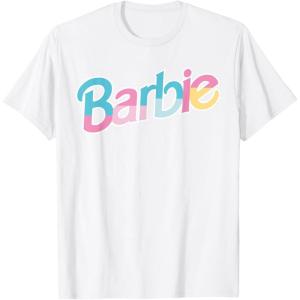 imageBarbie  Logo Dreamhouse Colors TShirtWhite