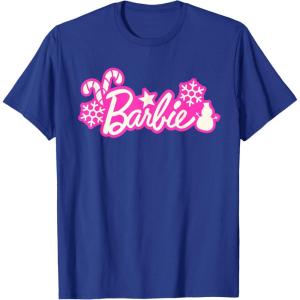 imageBarbie Festive Cutouts Logo TShirtRoyal Blue