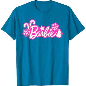 imageBarbie Festive Cutouts Logo TShirtSapphire Blue