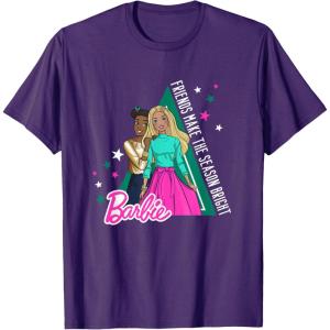 imageBarbie Friends Make the Season Bright TShirtPurple