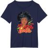 imageBarbie  1980s Black Barbie TShirtNavy Blue