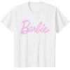 imageBarbie  Classic Script Light Pink Logo TShirtWhite