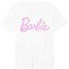 imageBarbie  Classic Script Light Pink Logo TShirtWhite