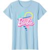 imageBarbie 90s Retro Logo  Bright Pink TShirtBaby Blue