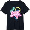 imageBarbie 90s Retro Logo  Bright Pink TShirtBlack