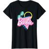 imageBarbie 90s Retro Logo  Bright Pink TShirtBlack