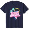 imageBarbie 90s Retro Logo  Bright Pink TShirtNavy Blue