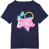 imageBarbie 90s Retro Logo  Bright Pink TShirtNavy Blue