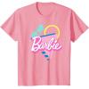 imageBarbie 90s Retro Logo  Bright Pink TShirtPink