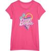 imageBarbie 90s Retro Logo  Bright Pink TShirtPink Heather