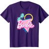 imageBarbie 90s Retro Logo  Bright Pink TShirtPurple