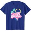 imageBarbie 90s Retro Logo  Bright Pink TShirtRoyal Blue