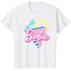 imageBarbie 90s Retro Logo  Bright Pink TShirtWhite