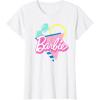 imageBarbie 90s Retro Logo  Bright Pink TShirtWhite