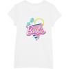 imageBarbie 90s Retro Logo  Bright Pink TShirtWhite