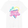 imageBarbie 90s Retro Logo  Bright Pink TShirtWhite
