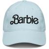 imageBarbie Black Logo Adjustable Baseball HatBaby Blue