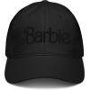 imageBarbie Black Logo Adjustable Baseball HatBlack