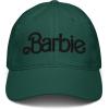 imageBarbie Black Logo Adjustable Baseball HatDark Green