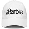 imageBarbie Black Logo Adjustable Baseball HatWhite