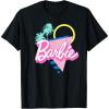 imageBarbie 90s Retro Logo  Bright Pink TShirtBlack