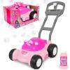 imageBarbie Bubble Lawn Mower for Toddlers Bubble Blowing Machines Indoor and Outdoor Gardening Toy Birthday Party Favor for Prechool Girls No Batteries Includes Bubble Solution 2