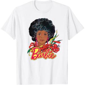 imageBarbie  1980s Black Barbie TShirtWhite