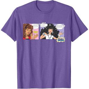 imageBarbie  Comic Panels TShirtPurple Heather