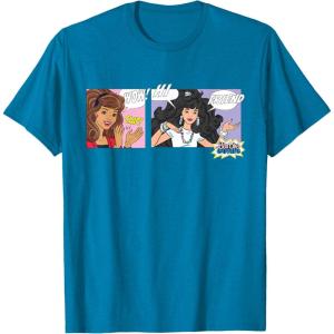 imageBarbie  Comic Panels TShirtSapphire Blue