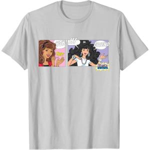 imageBarbie  Comic Panels TShirtSilver Grey