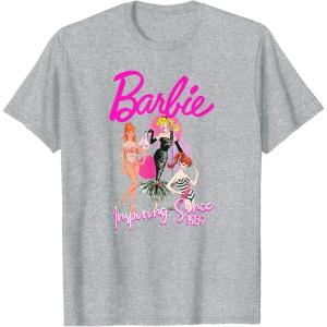 imageBarbie  Inspiring Since 1959 TShirtHeather Grey