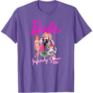 imageBarbie  Inspiring Since 1959 TShirtPurple Heather